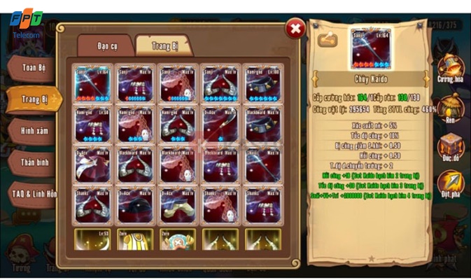 Acc Đảo kho báu Vip