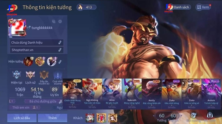 Acc Liên Quân miễn phí (4) Acc Liên Quân miễn phí (4)
