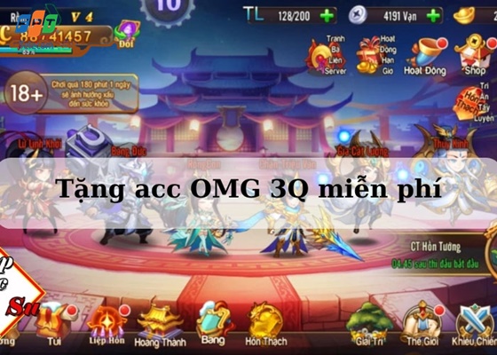 Tặng acc OMG 3Q miễn phí