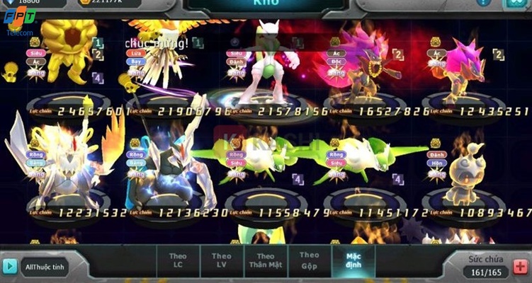 Tặng acc Poke đại chiến