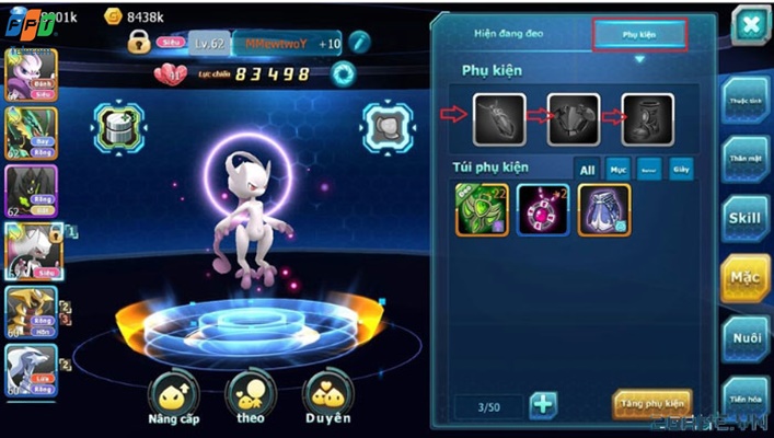 Tặng acc Poke đại chiến