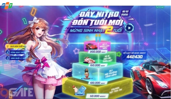 Tặng acc Zing Speed mobile miễn phí