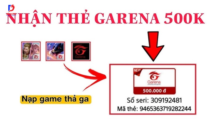 Thẻ nạp garena miễn phí