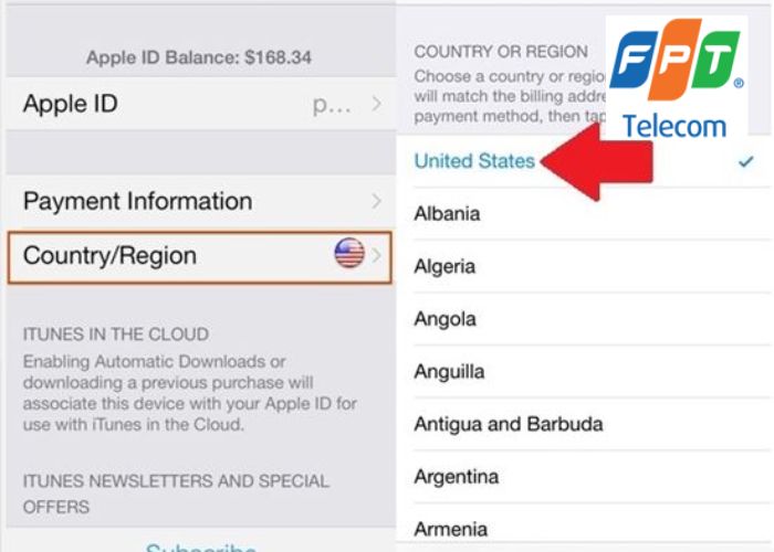 Cách chuyển vùng iPhone (3)