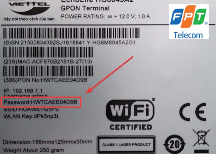 Cách đổi mật khẩu Wifi Viettel (5) Cách đổi mật khẩu Wifi Viettel (5)
