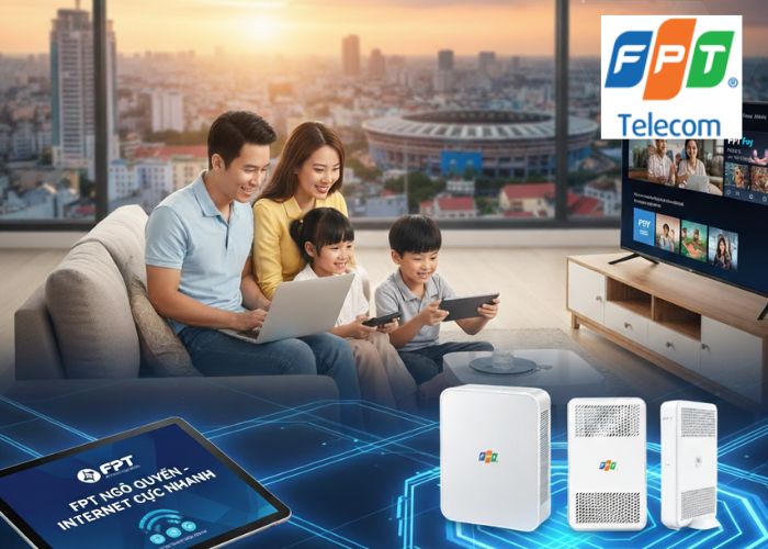 Lắp mạng FPT phường Ô Chợ Dừa