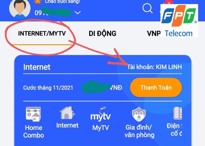 cách tra cứu và thanh toán cước mạng VNP (3)