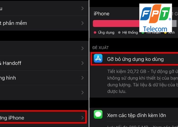 mẹo giải phóng dung lượng iPhone