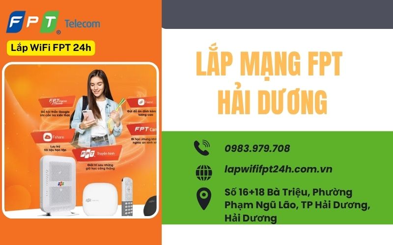 Lắp mạng fpt Hải Dương