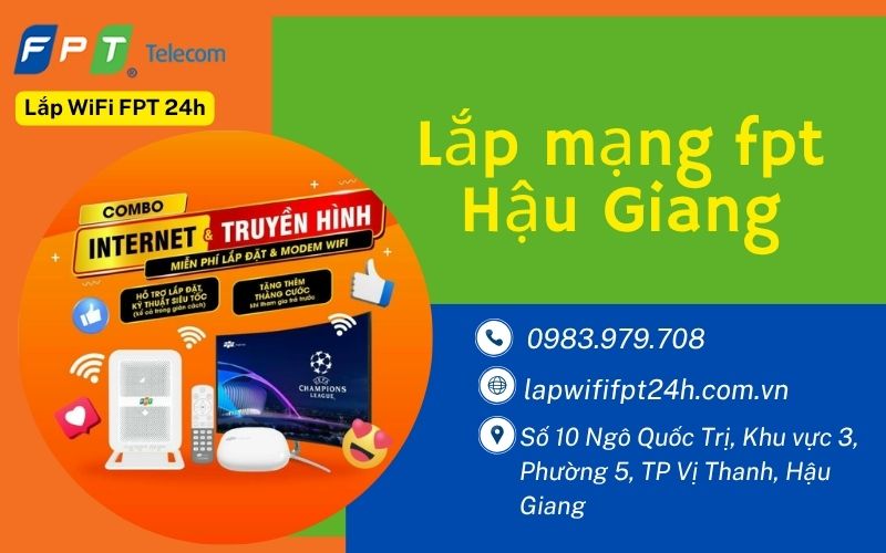 Lắp mạng fpt Hậu Giang