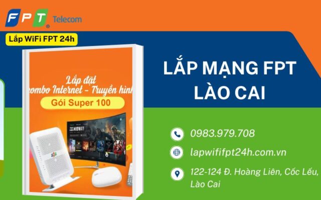 Lắp mạng fpt Lào Cai