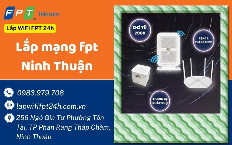 Lắp mạng fpt Ninh Thuận