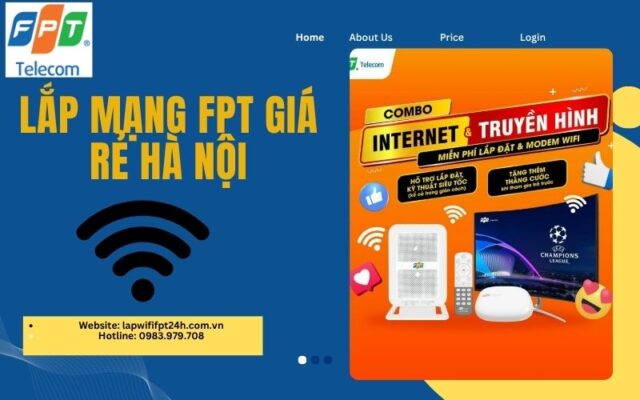 lắp mạng FPT giá rẻ Hà Nội