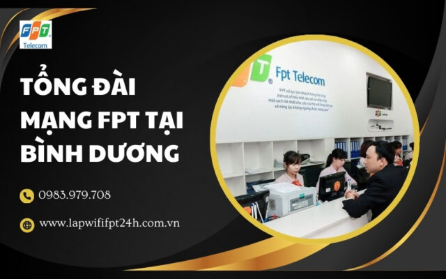 Banner tong dai FPT tai Binh Duong