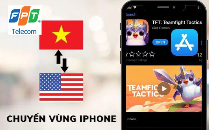 Cách chuyển vùng iPhone