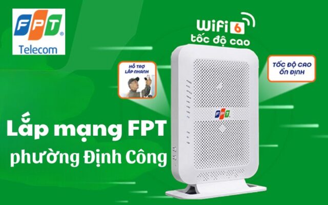 Lắp mạng FPT phường Định Công