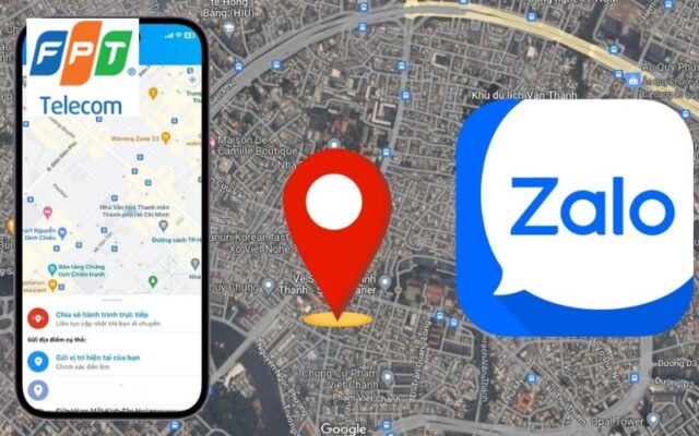 cách gửi định vị qua Zalo